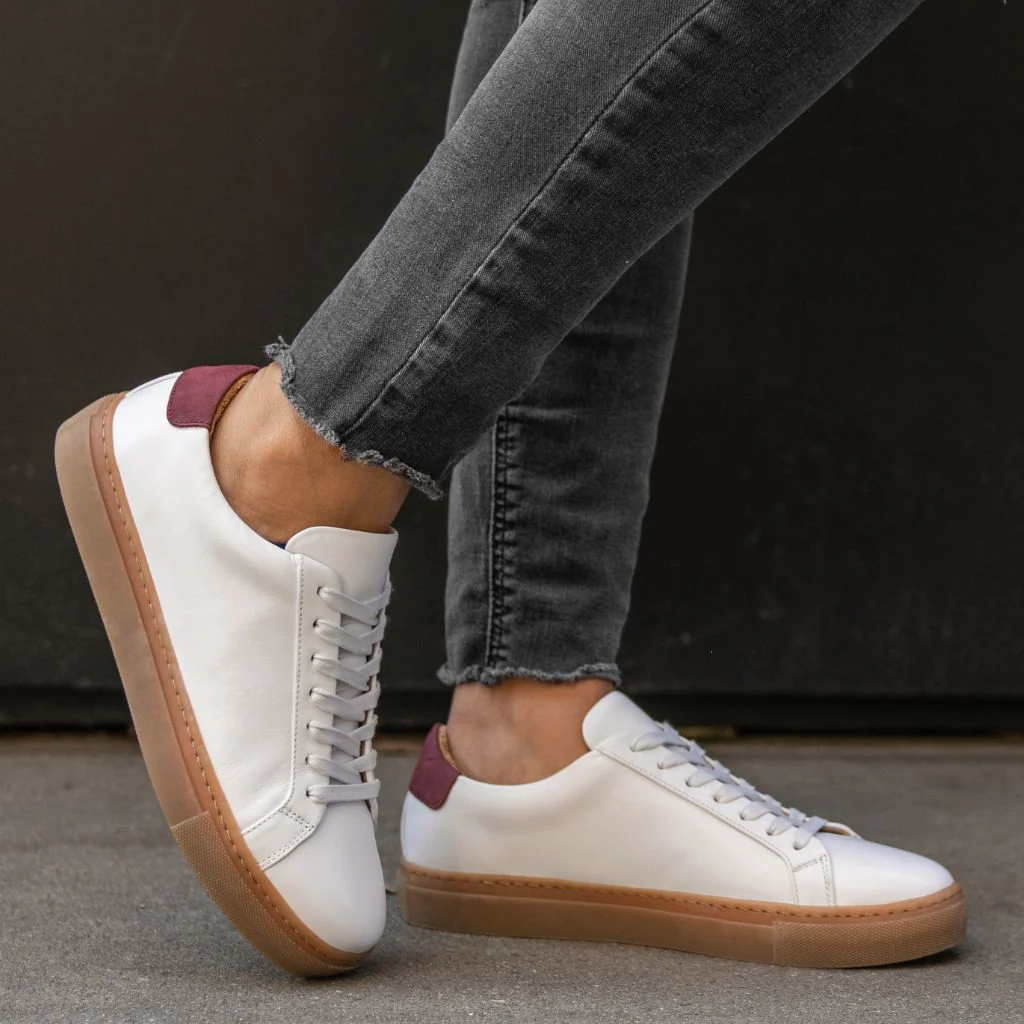 Women's Legacy | White x Burgundy - Image 7